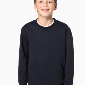 Sweat-shirt recyclé col rond enfant