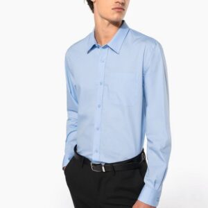 Chemise popeline manches longues
