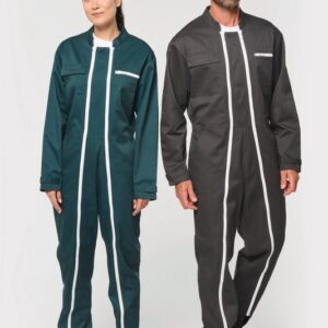 Combinaison double zip unisexe