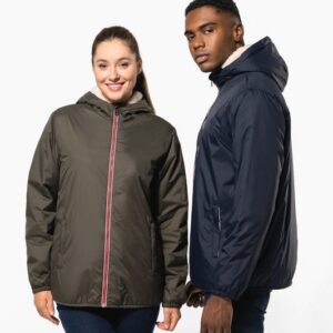 Veste doublée sherpa unisexe
