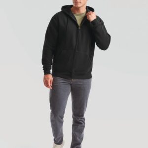 Sweat-shirt homme zippé capuche Premium (62-034-0)