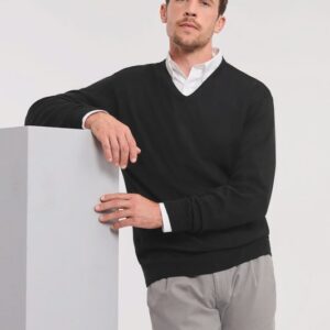 Pullover homme col v