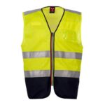 JAUNE FLUO/BLEU MARINE