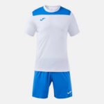 Blanc / Bleu roi
