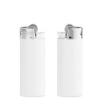 Blanc opaque / Poussoir blanc