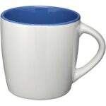 Blanc / Bleu royal