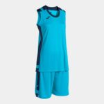 Turquoise fluo / Bleu marine