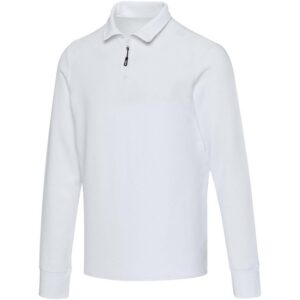 Polo unisexe de 245 g/m² Apollo à manches longues et demi fermeture éclair