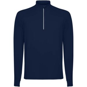 Sweatshirt de 200 g/m² Estambul à manches longues et col demi-zip pour homme