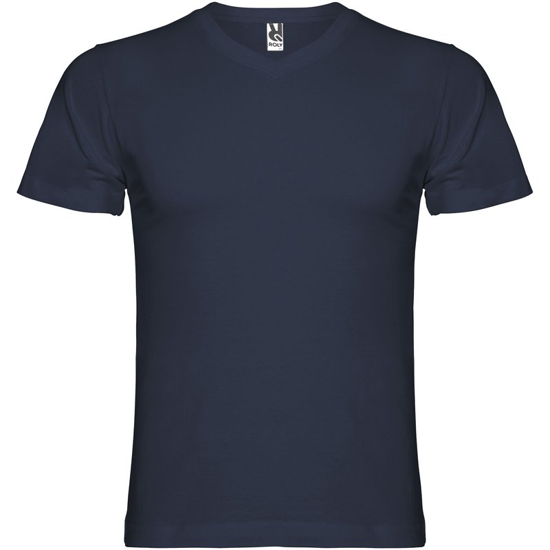 T-shirt de 155 g/m² Samoyedo à col en V et manches courtes pour homme