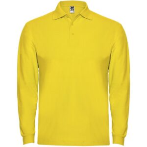 Polo de 220 g/m² Estrella à manches longues pour homme