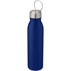 Bouteille de sport Harper 700 ml en acier inoxydable avec boucle métallique