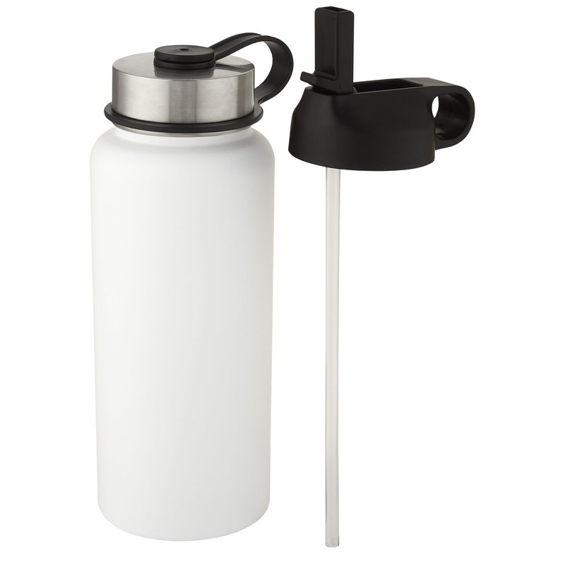 Bouteille de sport isotherme Supra 1 l avec couche de cuivre et 2 couvercles