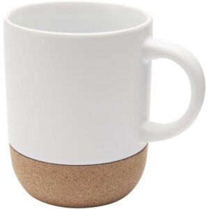 Mug Billie en céramique de 300 ml avec détails en liège et finition matte