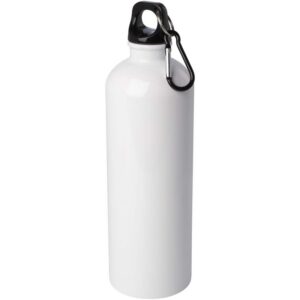 Bouteille d'eau Oregon de 750 ml simple paroi en acier recyclé certifié RCS avec mousqueton