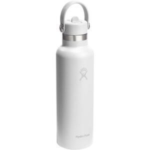 Gourde Hydro Flask à goulot standard, 621 ml, en acier inoxydable isotherme