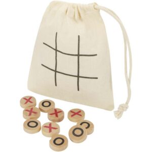 Jeu de morpion Whorl en bois