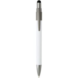 Stylo bille recyclé RCS avec stylet et toupie antistress (encre bleue) Rill