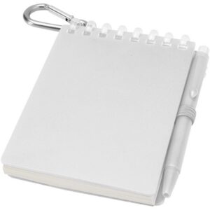 Ensemble carnet souple d’extérieur recyclé et stylo bille (encre noire) Lig Mini