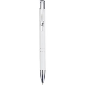 Stylo bille en aluminium recyclé Moneta (encre noire)