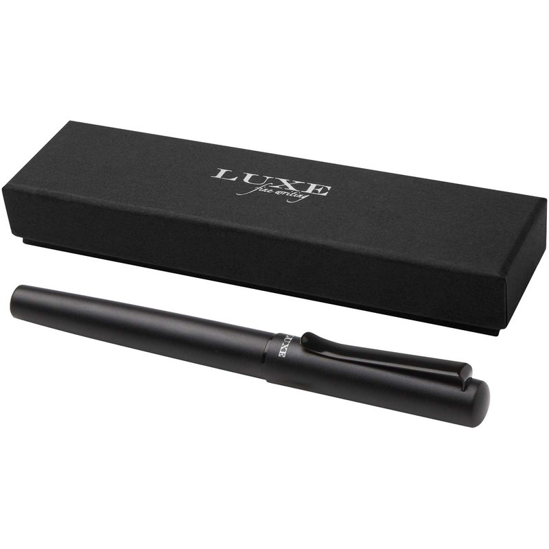 Stylo plume Lucetta en aluminium recyclé (encre noire)