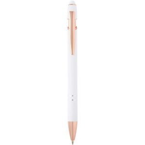 Stylo bille Nanna avec finition or rose (encre bleue)