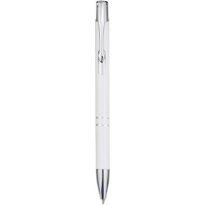 Stylo bille en aluminium recyclé Moneta (encre bleue)