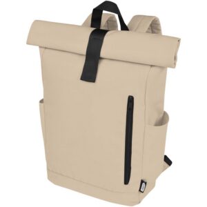 Sac à dos Byron de 18 L en RPET GRS 15,6" avec dessus enroulable