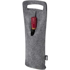 Sac à vin Felta de 75 cl en feutrine recyclée certifié GRS