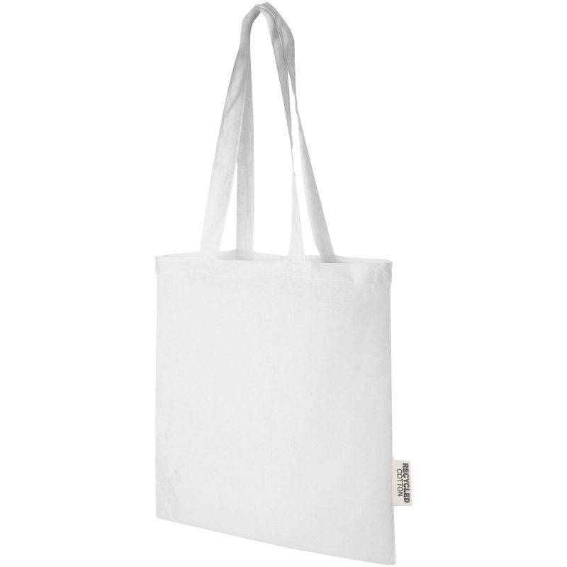 Sac shopping Madras en coton certifié GRS de 140 g/m2 de 7 L