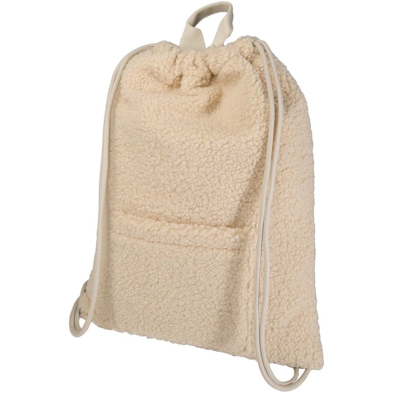 Sac à dos avec cordon sherpa recyclé GRS de 9 L Bear