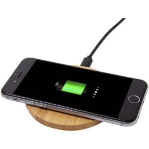 Tapis de charge sans fil en bambou Essence de 15 W
