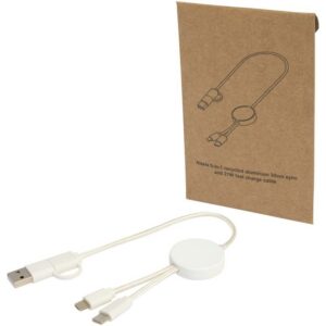 Câble 5 en 1 Citala en plastique recyclé de 30 cm pour la synchronisation des données et la charge rapide de 27 W