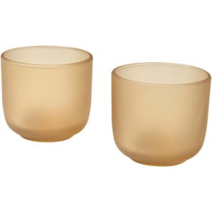 Gobelets en verre Male de 200 ml - lot de 2 en finition mate