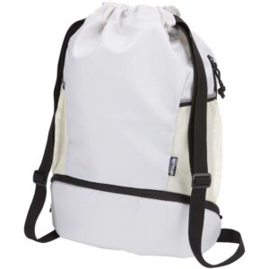 Sac de sport Varyon à cordon en matériaux recyclés certifiés GRS avec compartiment inférieur de 18 L