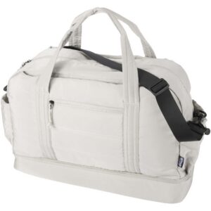 Sac de voyage Puffer recyclé certifié GRS avec fond isolé de 30 L