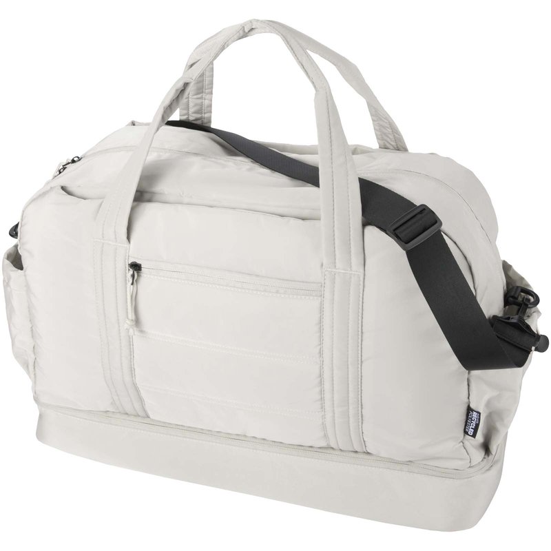 Sac de voyage Puffer recyclé certifié GRS avec fond isolé de 30 L
